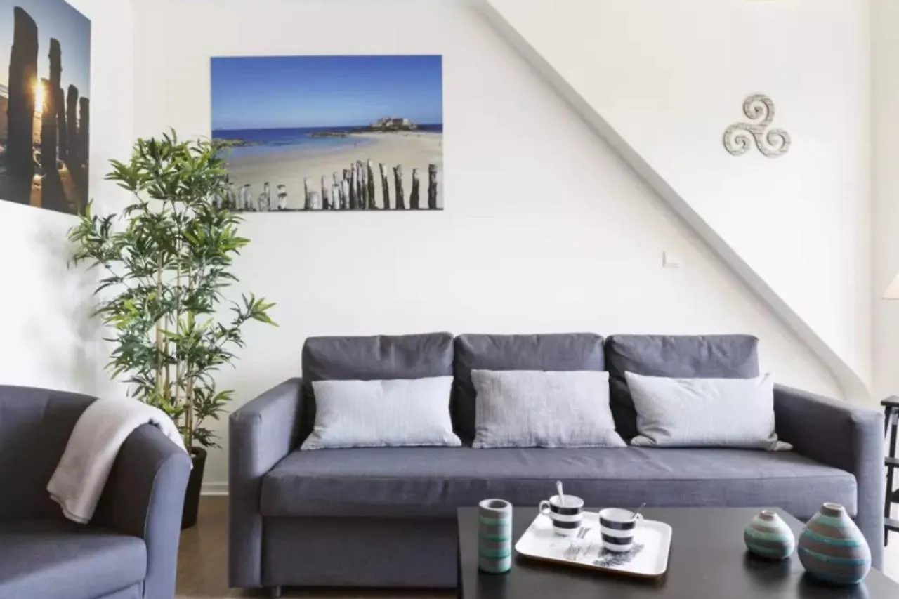 Apartment Bright Nest In Saint-Malo - 6 Min From The Beach